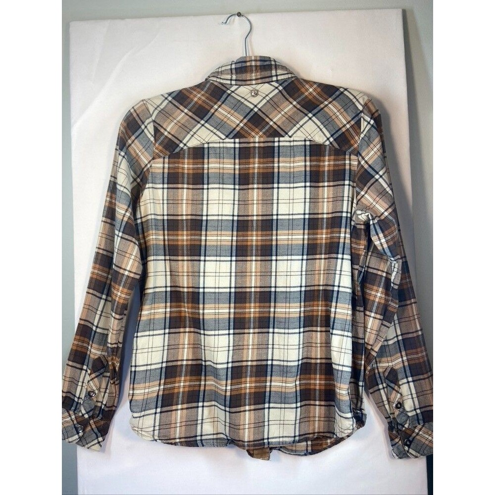 Kuhl Womens Brown Plaid Button Up Shirt Small-outdoor Hiking - Picture 3 of 3